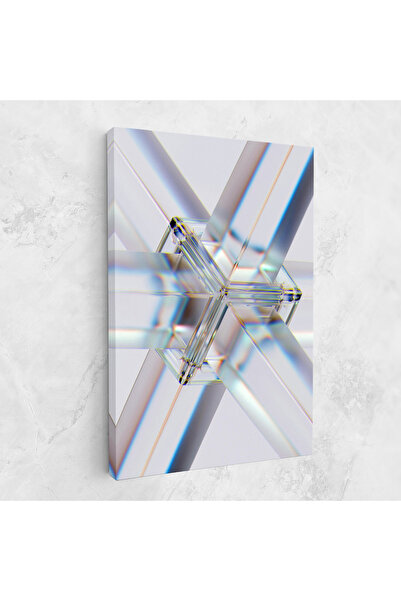 Arthub Canvas Painting, Bedroom And Living Room, Abstract, Glass Shape