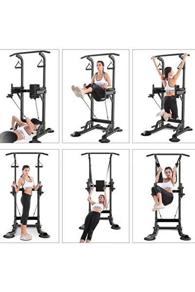 ULHYC Multi-Function Exercise Equipment 10 Levels Adjustable Height, Strength Fitness Squat Rack