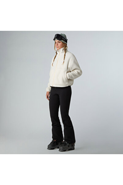 THE NORTH FACE Yumiori Off-Peak Full Zip Women's White Fleece Coat