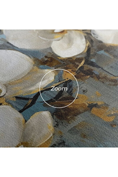 Arthub Canvas Painting, Bedroom And Living Room, Modern, White Orchids Painting