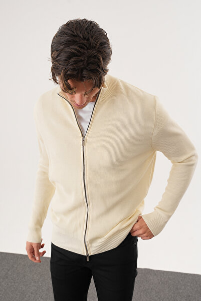 No Way Чоловічий светр з двосторонньою блискавкою, прямий крій