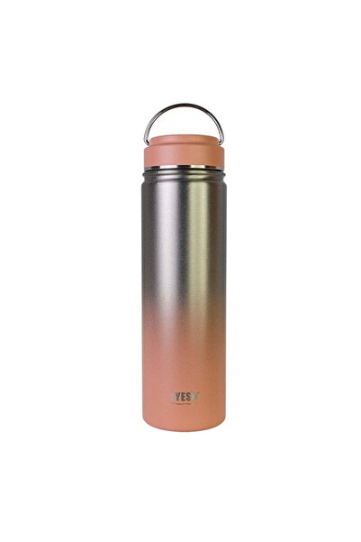 SAFECARE Reusable Bottle, 600 ml, Gray-Pink