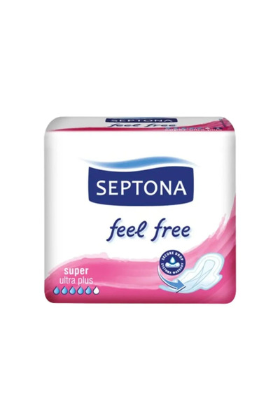 Septona فوط صحية فائقة من فيل فري، 8 قطع