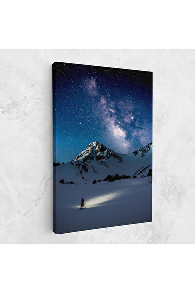 Arthub Canvas Painting, Bedroom And Living Room, Landscapes, Pretty Sky Winter