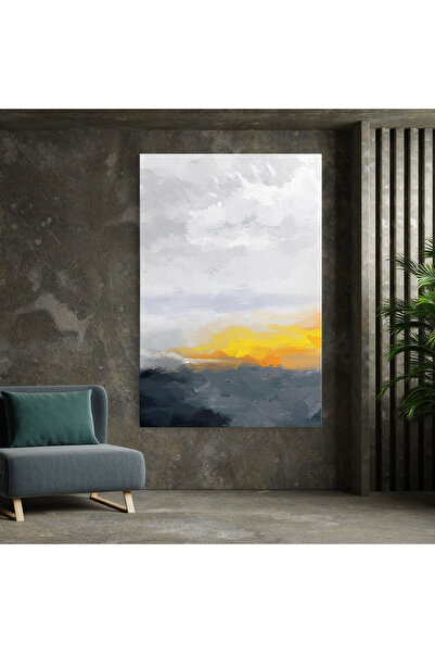 Arthub Canvas Painting, Bedroom And Living Room, Landscapes, Sunset Light Art