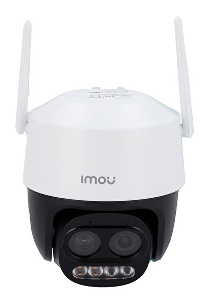 Imou كاميرا خارجية Cruiser Z كاملة الألوان بدقة 5 ميجابكسل مع عدسة مزدوجة مختلطة وتقنية Wi-Fi وتقريب هجين 12X ومحادثة ثنائية الاتجاه