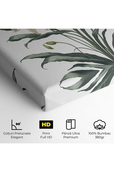 Arthub Canvas Painting, Bedroom And Living Room, Flowers, Columbia Lily