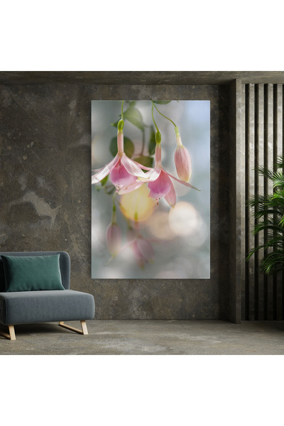 Arthub Canvas Painting, Bedroom And Living Room, Flowers, Dreamy Pink Exotic