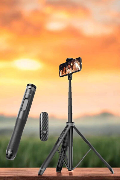 Belle Fusion Bfs Controlled Tripod Phone Holder Selfie Stick 360 Degree Rotatable