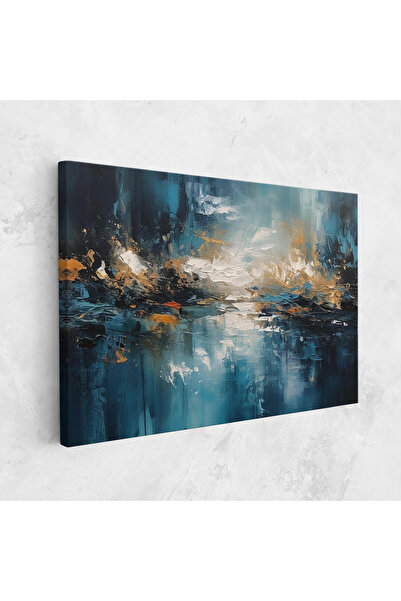 Arthub Tablou Canvas, Dormitor Si Living, Abstracte, Abstract Blue Art
