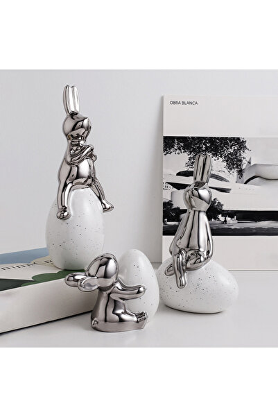 Ambra Home Springtime Rabbit Trio