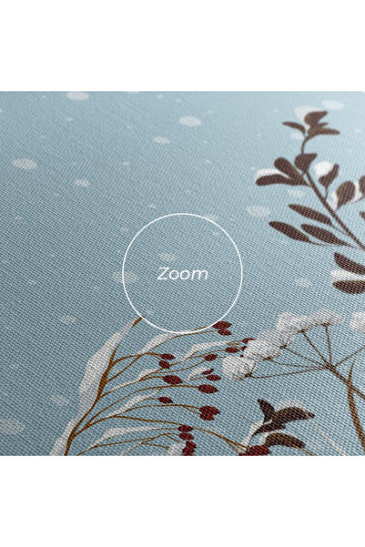 Arthub Canvas Painting, Bedroom And Living Room, Landscapes, Snow Plants