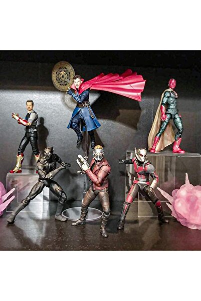 Generic ANDGOO Clear Acrylic Display Risers - 3×4×5 in, 6 Pieces, White