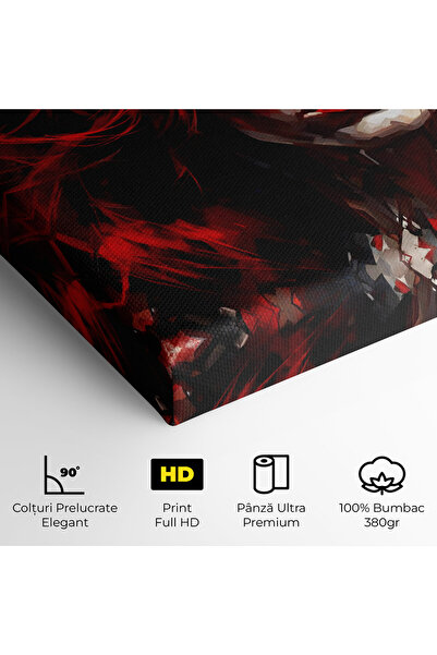 Arthub Canvas Painting, Bedroom And Living Room, Women, Red Hair Smoky Eyes