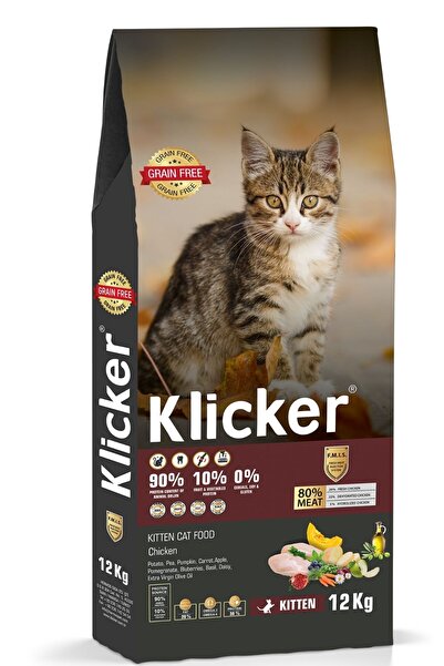 klicker Yavru Kedi Maması Tavuklu – 12 Kg