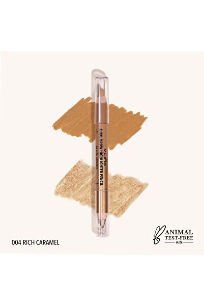 MOİRA Dual Brow Highlighter (004, Rich Caramel)