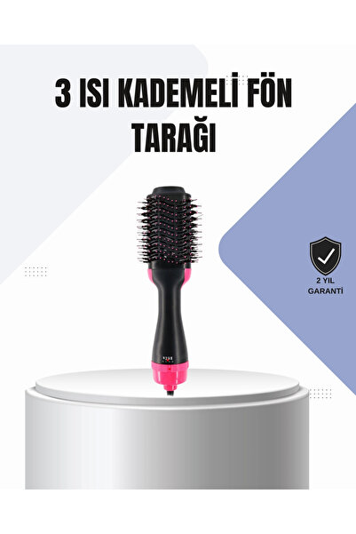 Mey İthalat® Oval Tasarımlı Profesyonel Fönlü Saç Şekillendirici