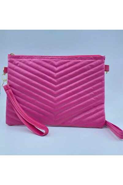 Qulothes Kapitoneli Düz Zarf Model Kadın Çanta
