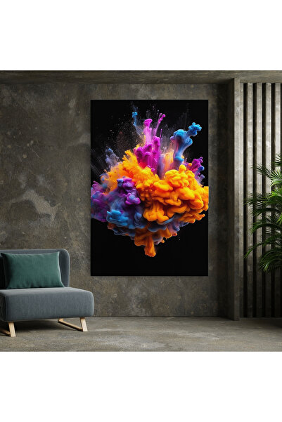 Arthub Tablou Canvas, Dormitor Si Living, Abstracte, Colorful Cloud Liquid