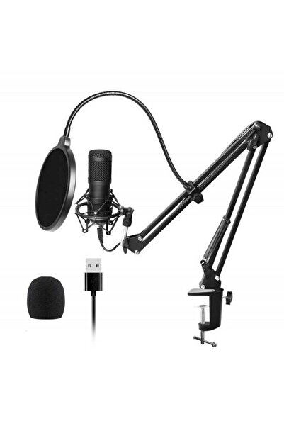 Arabest Computer Pc microphone kit, adjustable boom vibration installation,