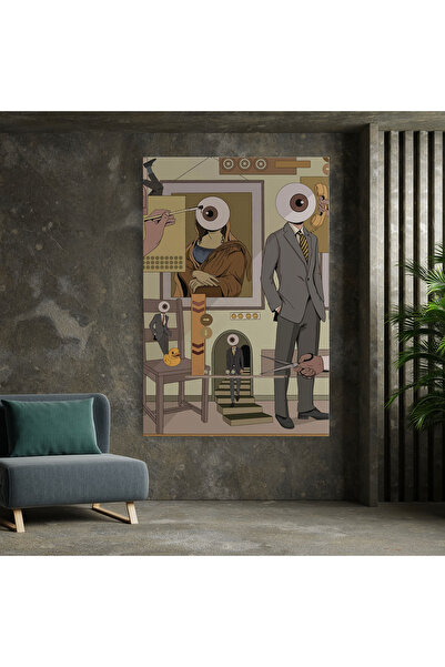 Arthub Canvas Painting, Bedroom And Living Room, Modern, Eyes Man