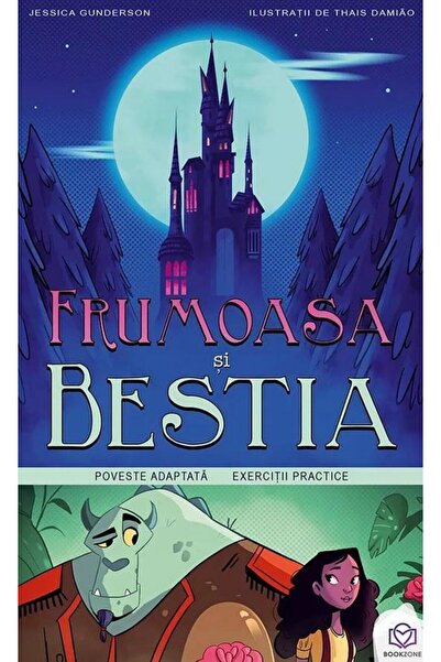 Editura Bookzone Frumoasa si bestia. Poveste adaptata. Exercitii pr
