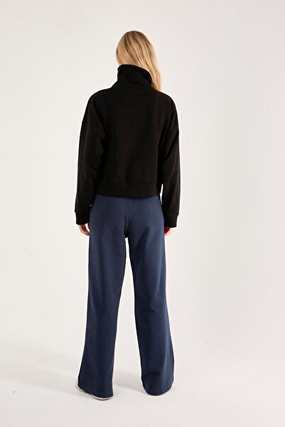 Store 100% Cotton Full Zip Women's Sweatshirt + Pants Combination (2 Pieces)