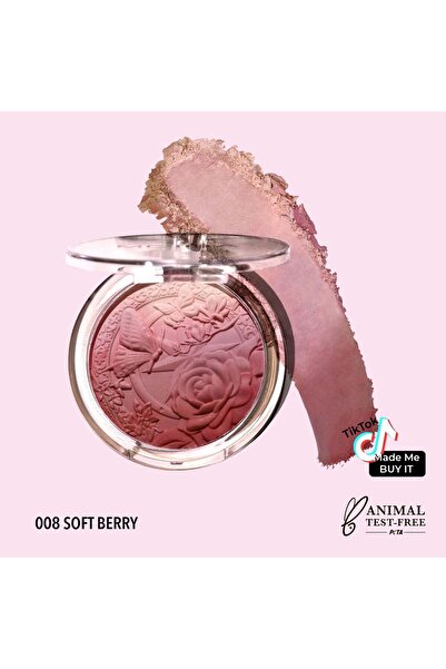 MOİRA أحمر خدود أومبري من سوب 008 (008، توت ناعم)