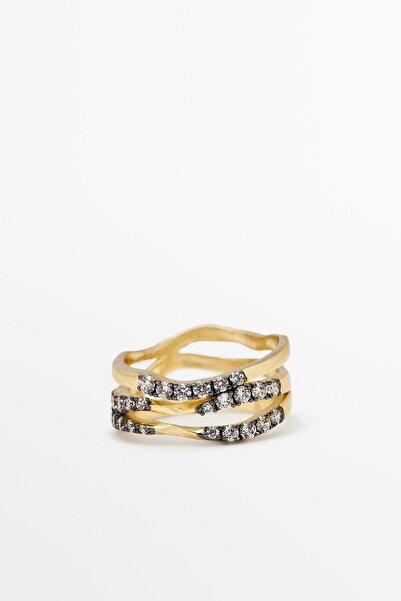 Massimo Dutti Parlak taşlı yüzük