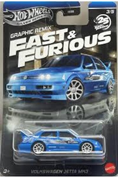 HOT WHEELS Silver Series - F&F Graphic Remix 5 - Volkswagen Jetta MK3
