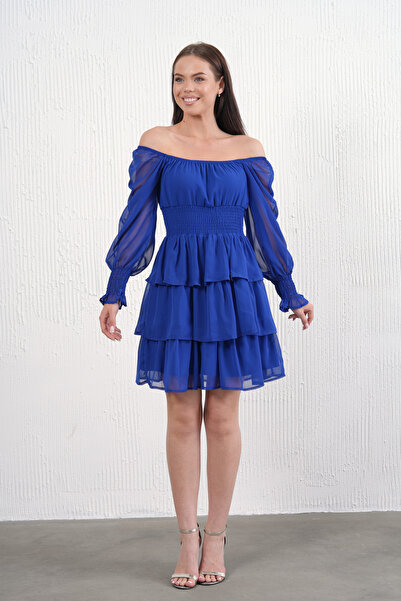 WOMAN VISION Damenkleid mit Gürteldetail und Futter