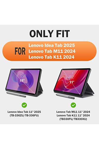 PROCASE Protective Case for Lenovo Tab M11 11'' (TB330FU/TB330XU) - Black