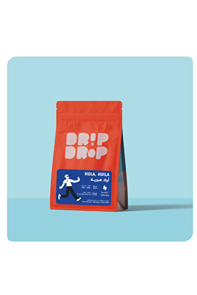 DRİPDROP قهوة أولا هويلا الكولومبية المميزة ٢٥٠ غرام - حبوب كاملة لقهوة v60 و...