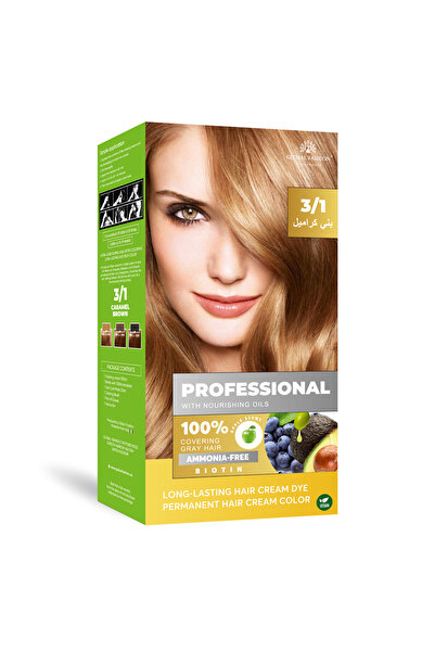 global fashion كريم تلوين الشعر الدائم 250 مل - تغطية 100% للشعر الرمادي، ترك...