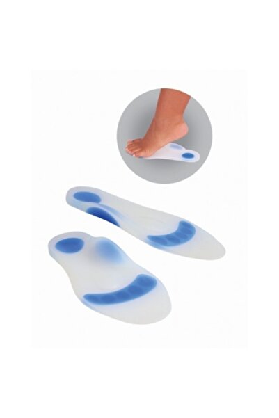 Case Orthopedic Silicone Insoles for Flat Feet, High Arch SIZE S 37-38