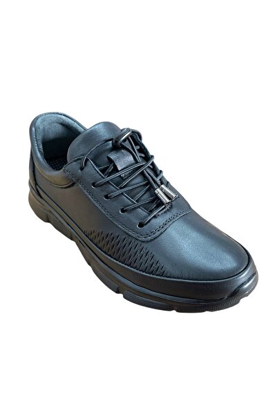 ahmet çağlar Fabbi 695 Women's Genuine Leather Elastic Faylon Sole Bone Protruding Daily Casual Shoes