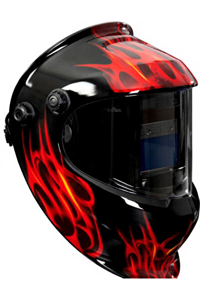SGTT Mască de sudură FireFlame, autodark, reglare automată, alimentare cu cel...