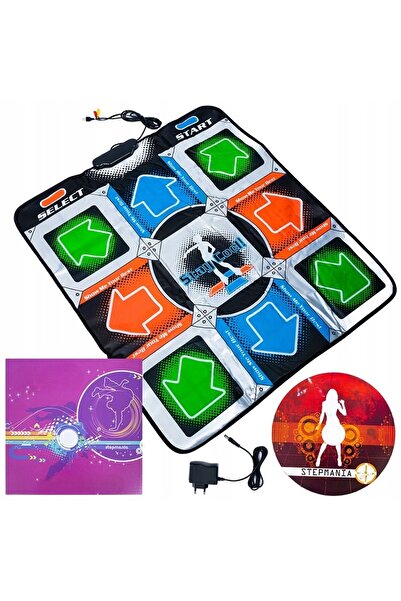 zola Stepmania dance and game mat, RCA/USB connection, TV/computer compatible, CD game, 95x79 cm