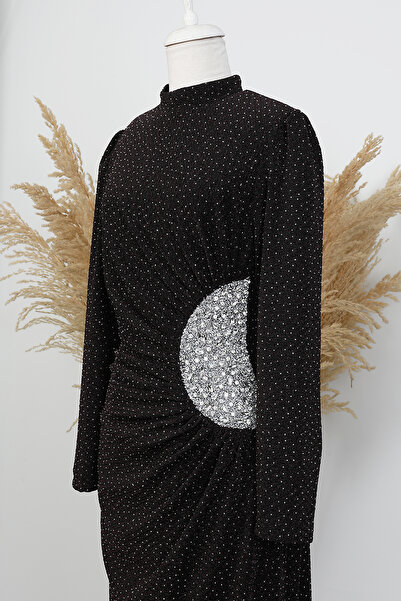 Lamia Giyim Dilin Parıltı Abiye Bordo