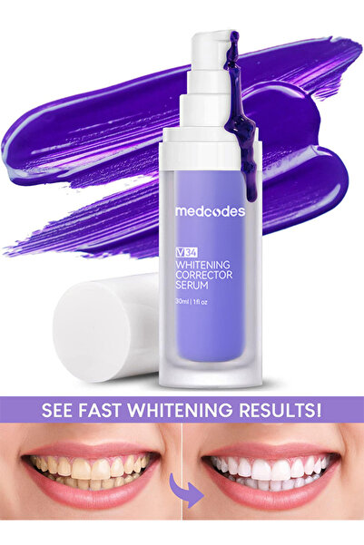 DMYRDH Purple Toothpaste Teeth Whitening V34 Colour Corrector Serum Gel Whitening Kit Teeth Stain Removal