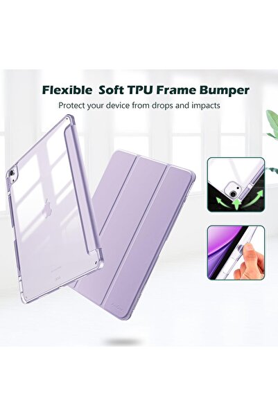 PROCASE حافظة لجهاز iPad Air 13 بوصة (2025 M3 / 2024 M2) مع حامل قلم رصاص - أرجواني