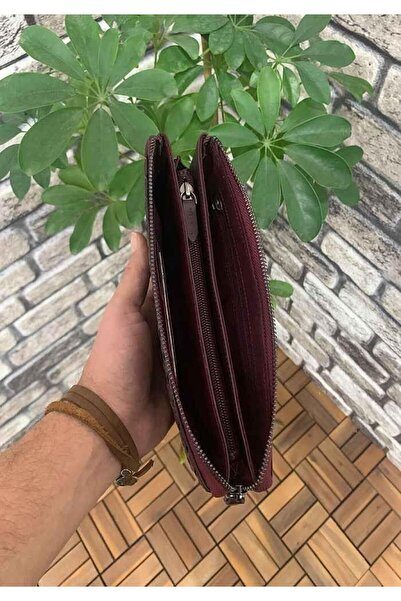 GUARD Hand Knitted Small Size Claret Red Genuine Leather Women's Bag