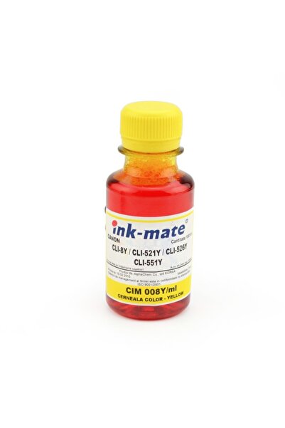 Piklinkmate Yellow refill ink for Canon printers 100 ml