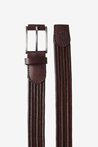Ted Baker LASTİKLİ ÖRGÜ DERİ KEMER