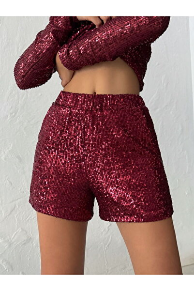 Lady Pixie Women's Sparkly Sequined Shorts