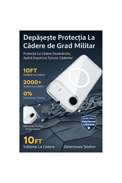 bzstore iPhone 17 Air Silicone Case - Transparent, MagSafe