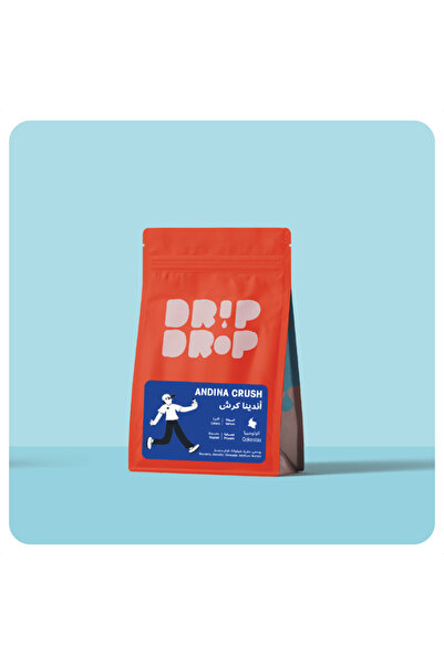 DRİPDROP أندينا كراش - قهوة كولومبية خاصة ٢٥٠ غرام - حبوب كاملة لـ V60 والإسبريسو