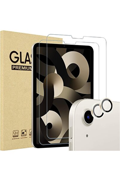 PROCASE 2-Pack Screen Protector for iPad Air 5/4 (10.9") + 2 Camera Lens Protectors - Starlight