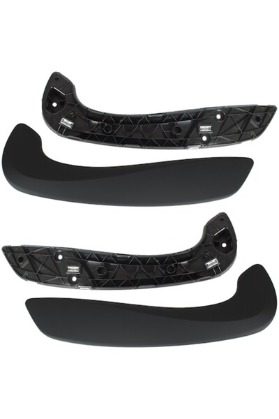 Autowag Set of 2 interior door handles, Renault Megane III, matte black, 2008-2016