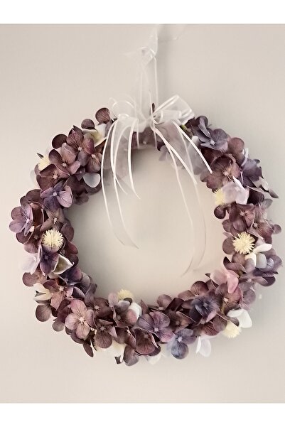 Home Ortanca çiçekli kapı süsü